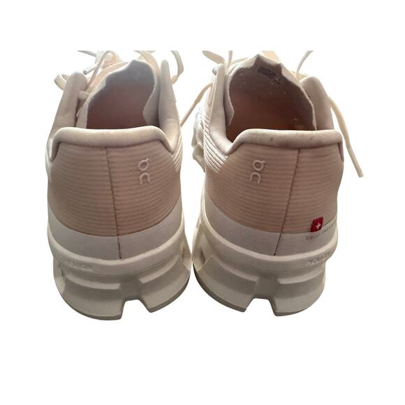 EUC On Cloudmonster Void women’s running shoes sz 10 color dew/ ivory - Picture 8 of 13